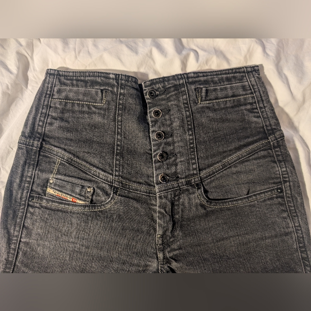 Diesel High-Waist, Black Acid, Stirrup Jeans!!!!